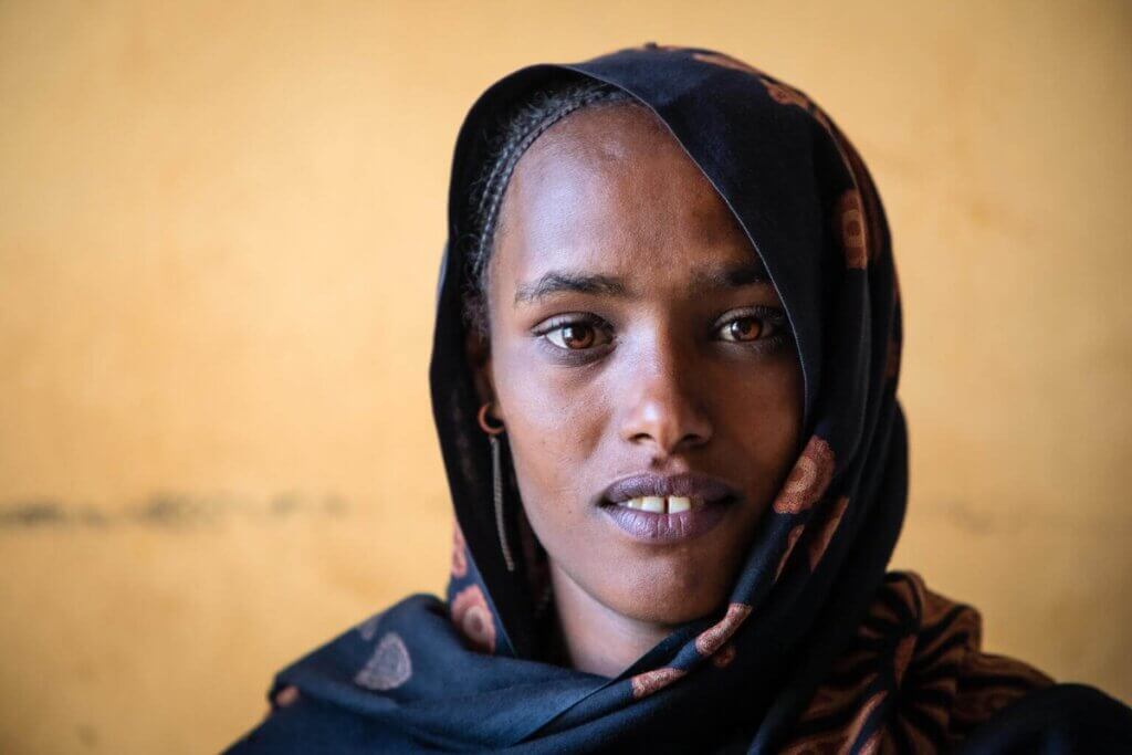 18-letna Rufo iz province Borena v Etiopiji.