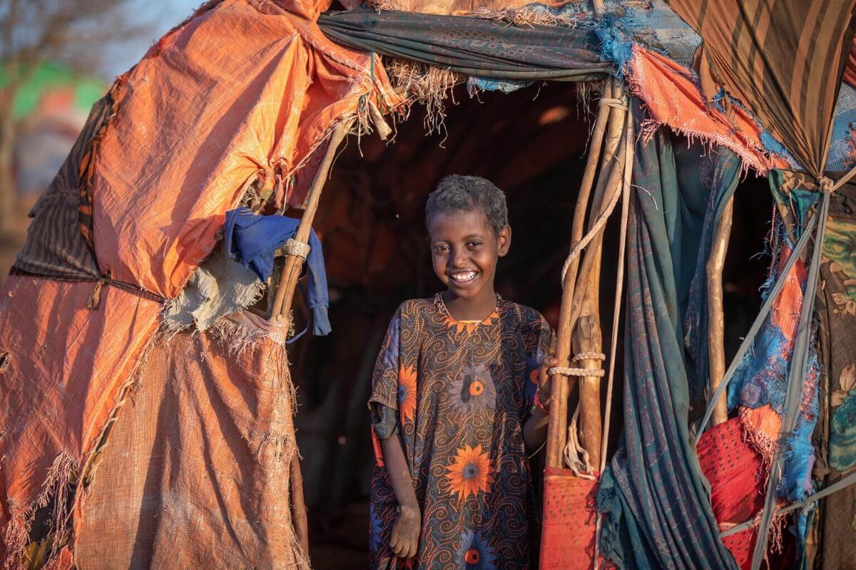 9-letna deklica iz Etiopije