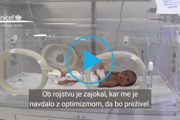 UNICEF podpira delovanje neonatalnih centrov v Iraku. Tam za čim prejšnjo ozdravitev nedonošenčkov uporabljajo tudi metodo kengurujčkanja.