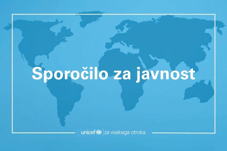 Sporočilo za javnost